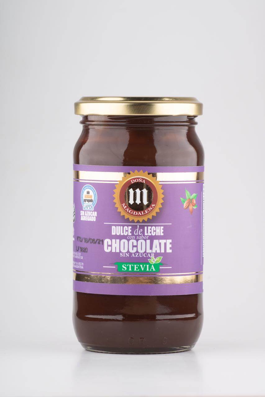 dulce de leche sabor chocolate con stevia